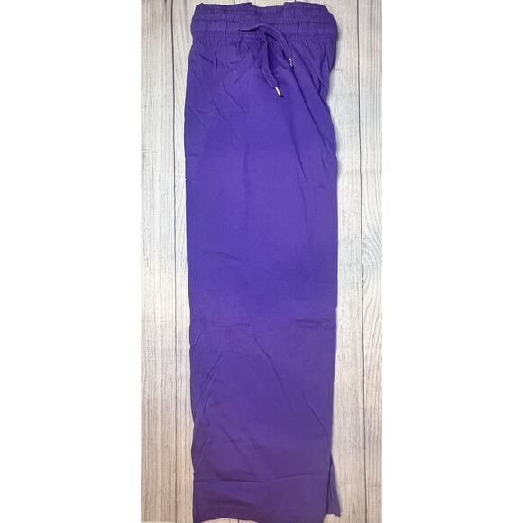 Freedom Fit Zone Women’s Purple Skirt 2X Cotton Side Slits & Pockets NWOT - Picture 1 of 6